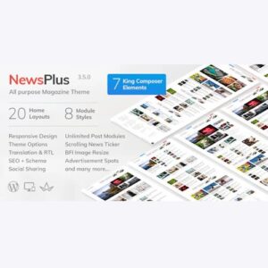 NewsPlus - News and Magazine WordPress theme