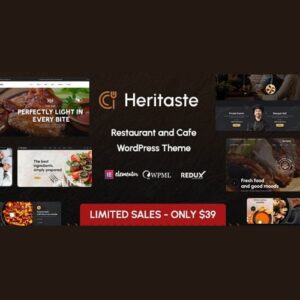 Heritaste - Restaurant WordPress Theme