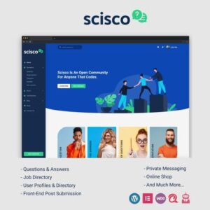 Scisco - Questions and Answers WordPress Theme